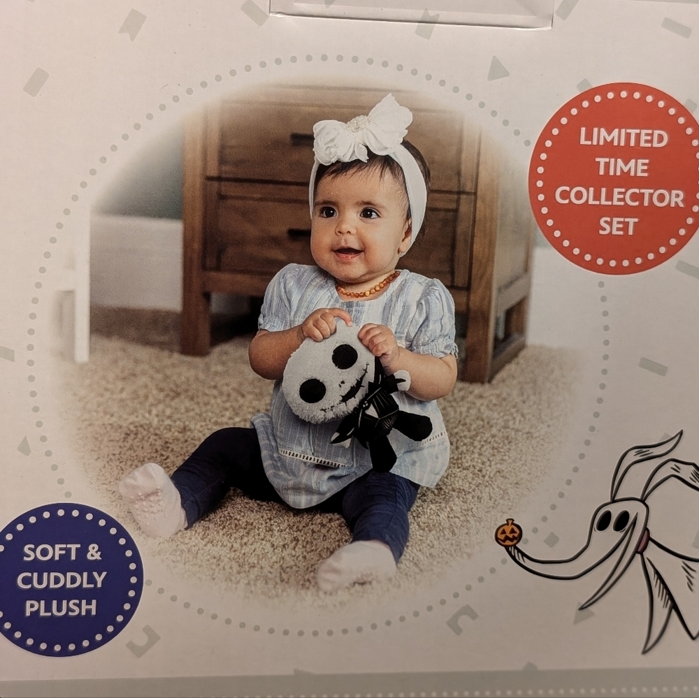 🆕 Disney Baby 🖤 The Nightmare Before Christmas Plush Set - Picture 6 of 6
